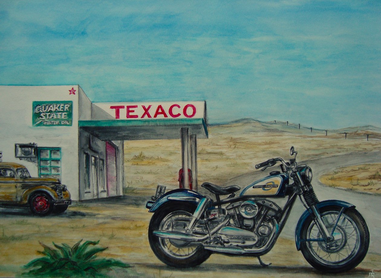 Harley Davidson Sportster 1959 by Jörg-Peter Rabe