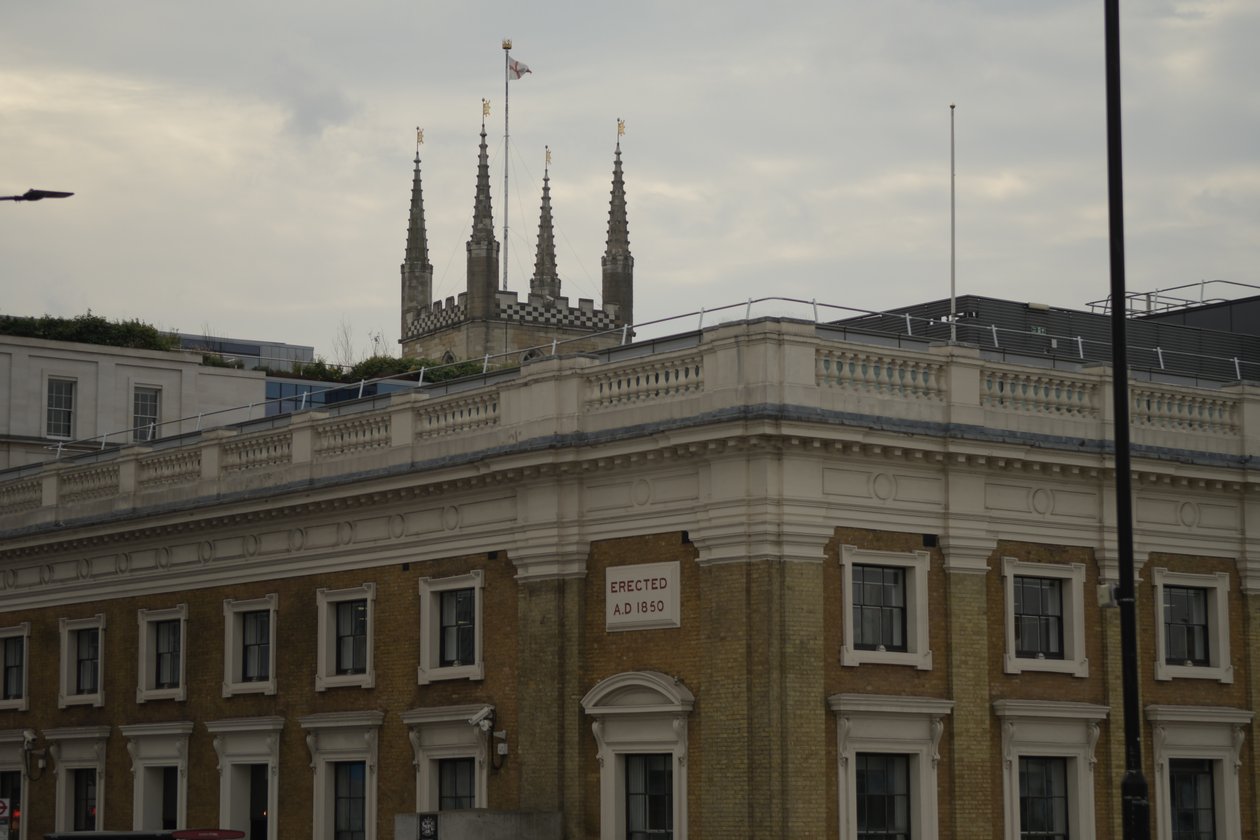 London Bridge Over the River Thames in the Heart of London by Albert Mansour
