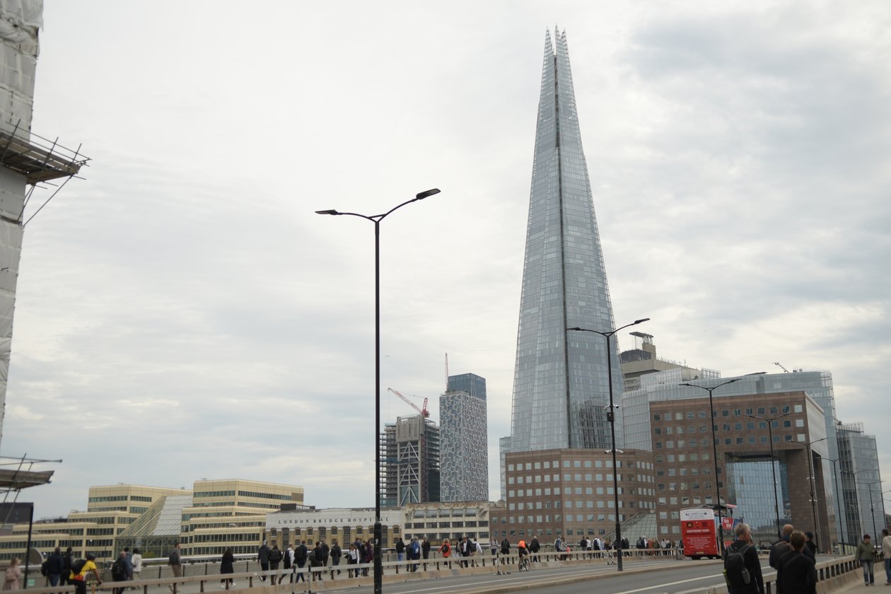 London Bridge Over the River Thames in the Heart of London by Albert Mansour