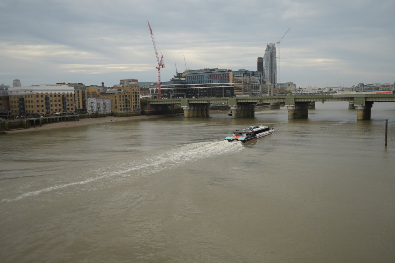 London Bridge Over the River Thames in the Heart of London by Albert Mansour