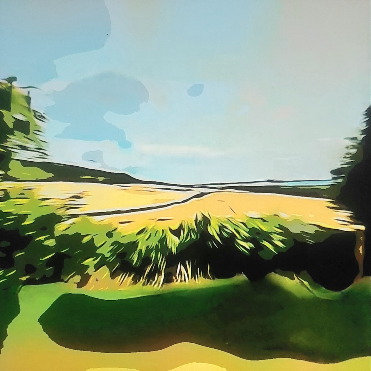 Digital Landscape 19 by M. Vet
