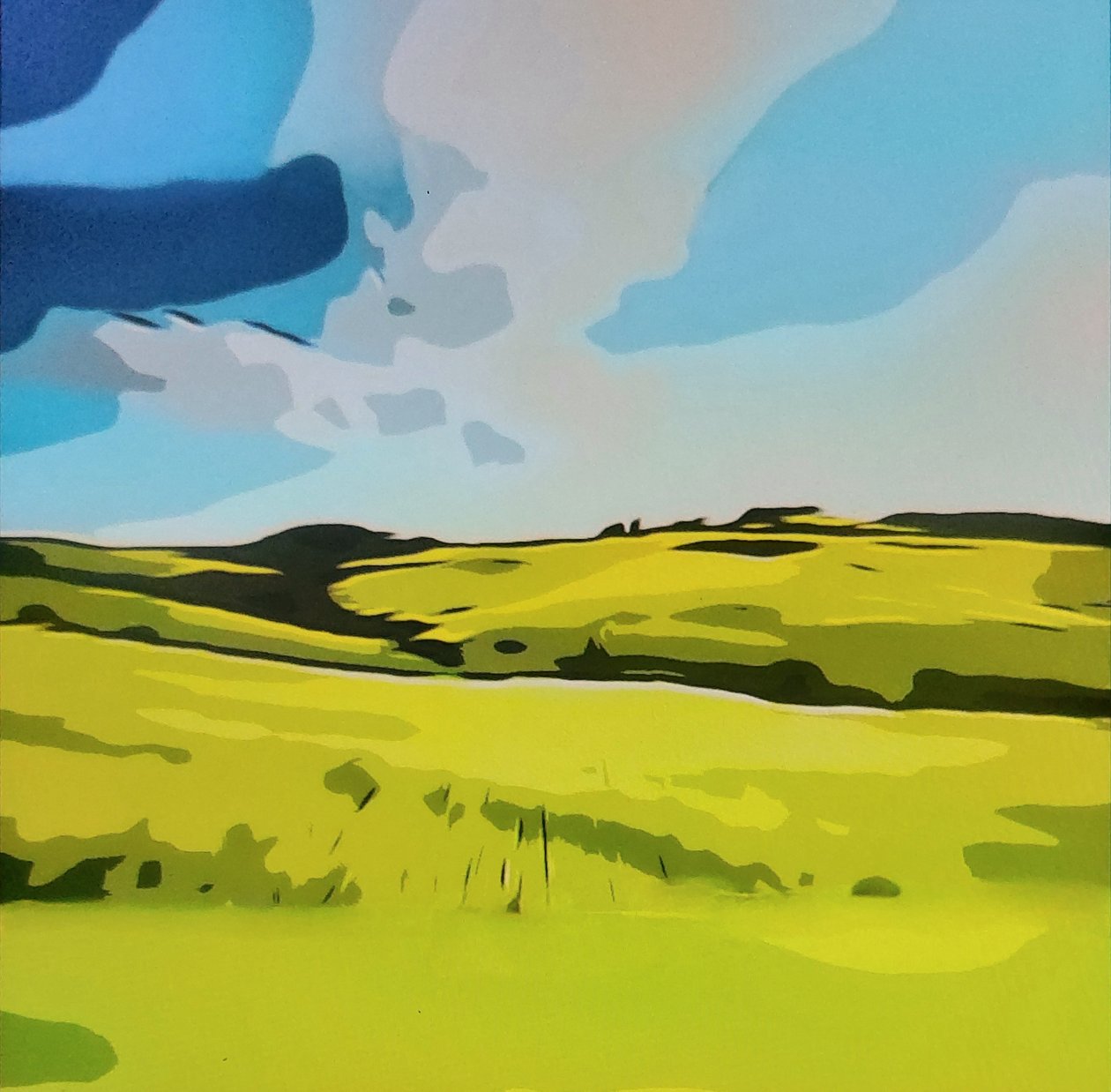 Digital Landscape 21 by M. Vet