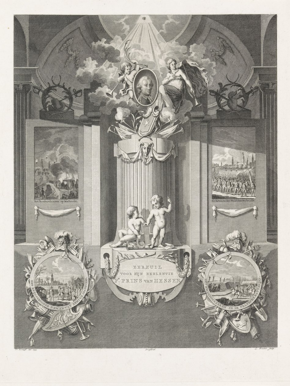 Jacques de Guise, Chronicles of Hainaut, Frontispiece by 1793 Cornelis