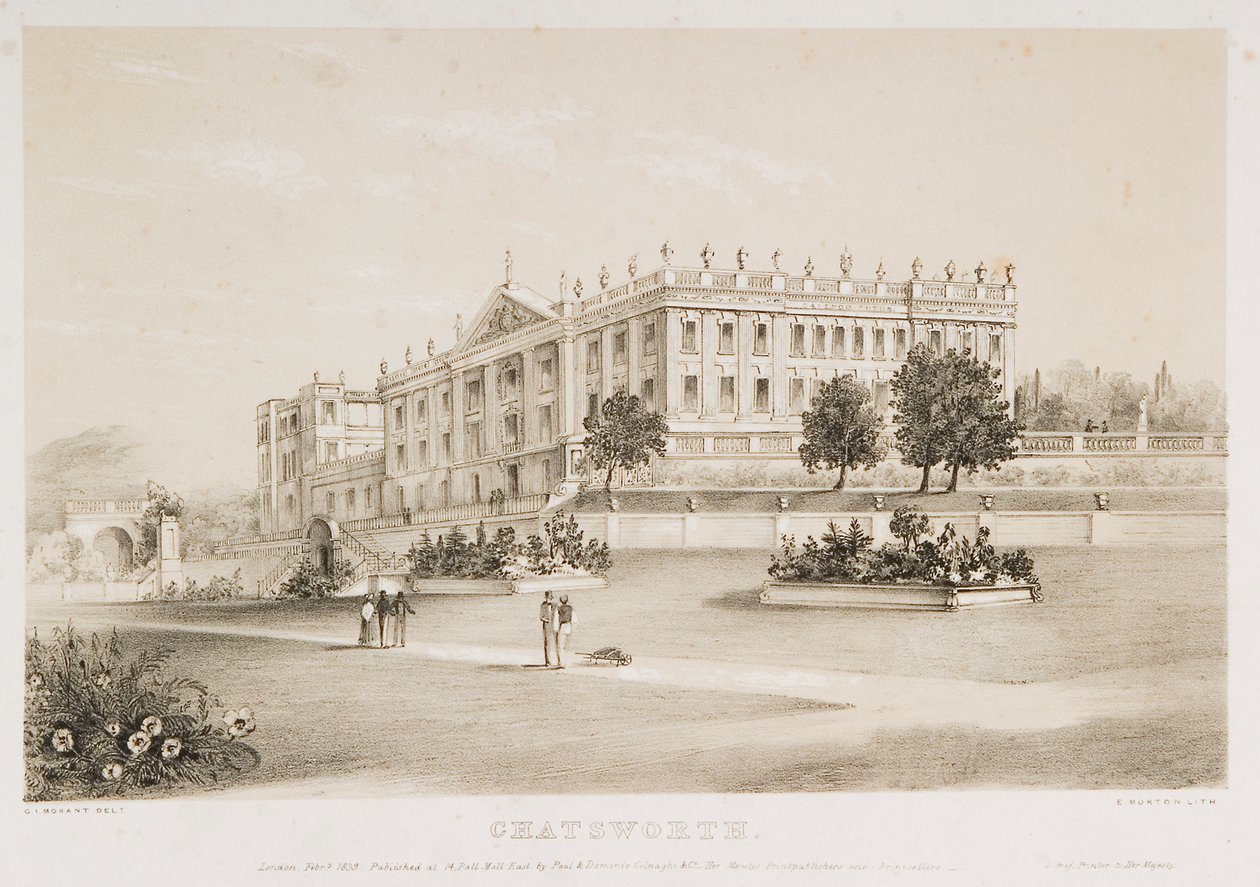 Chatsworth House, Derbyshire by 4th Earl of Morton James Douglas