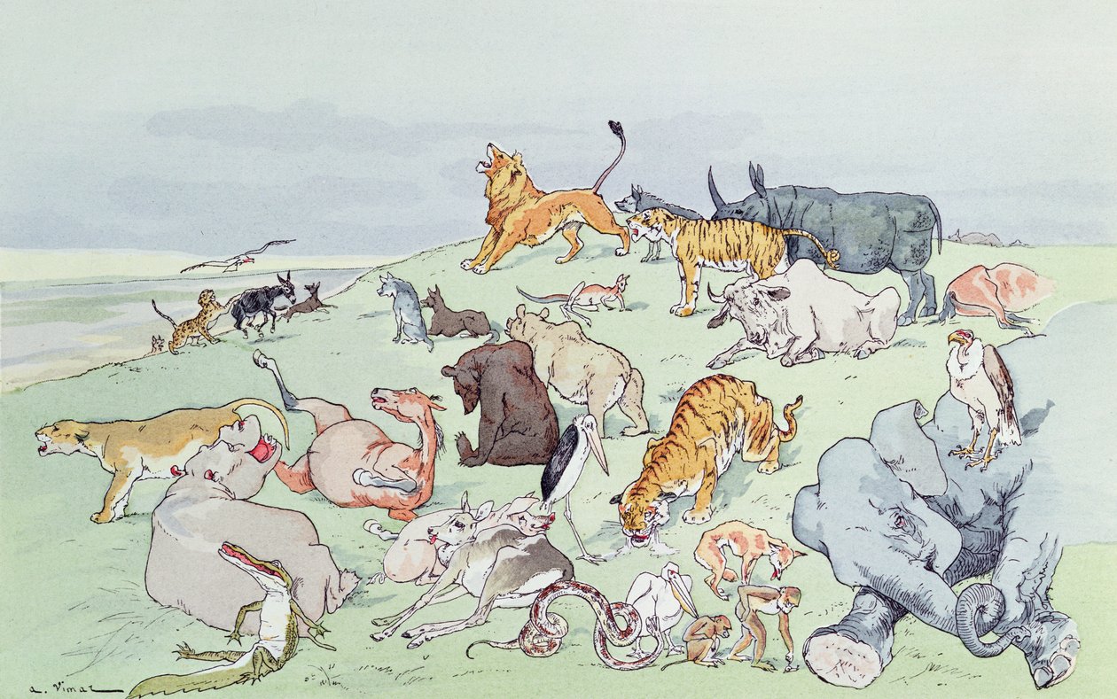 Animals Sick with the Plague, from 
