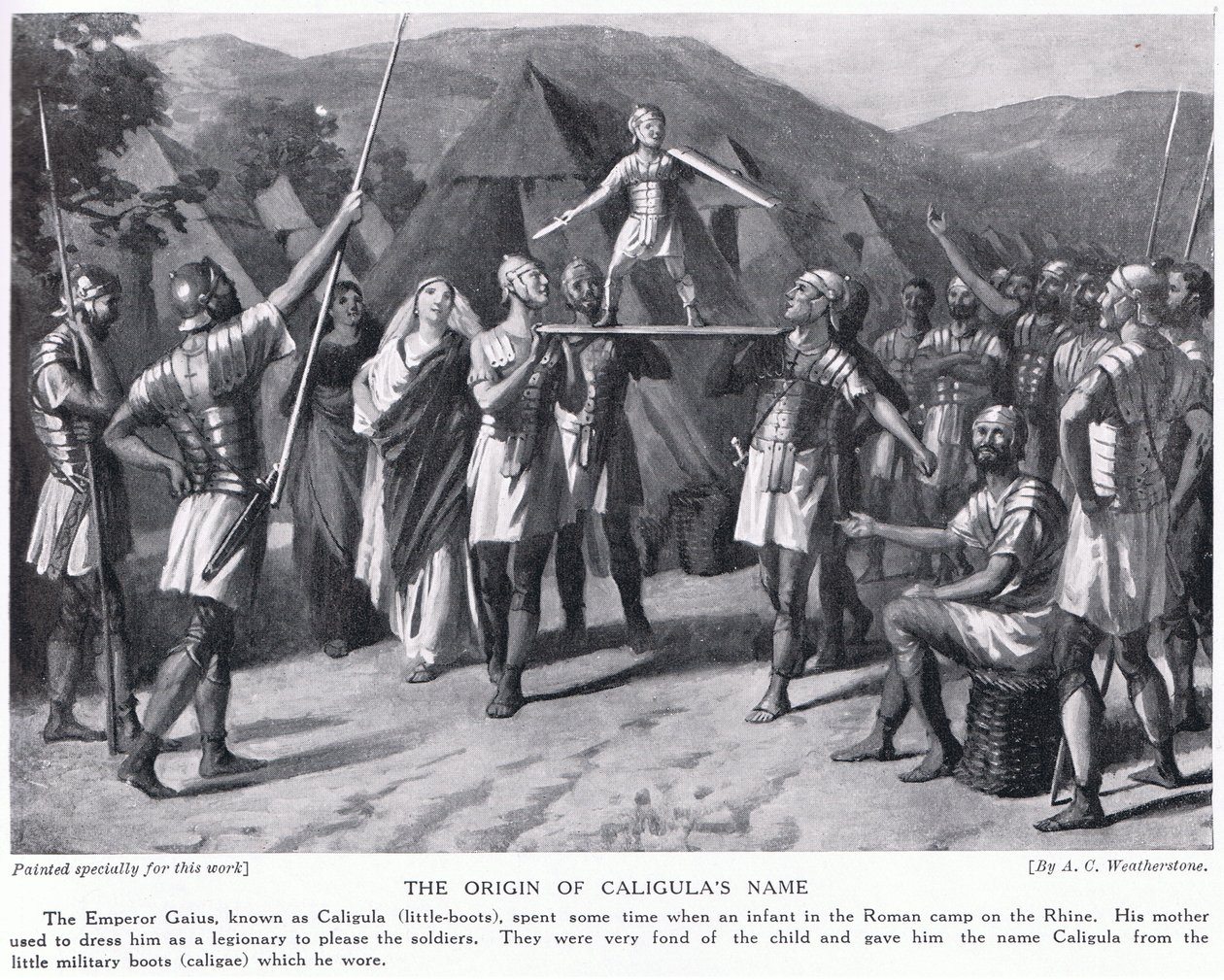 The origin of Caligula