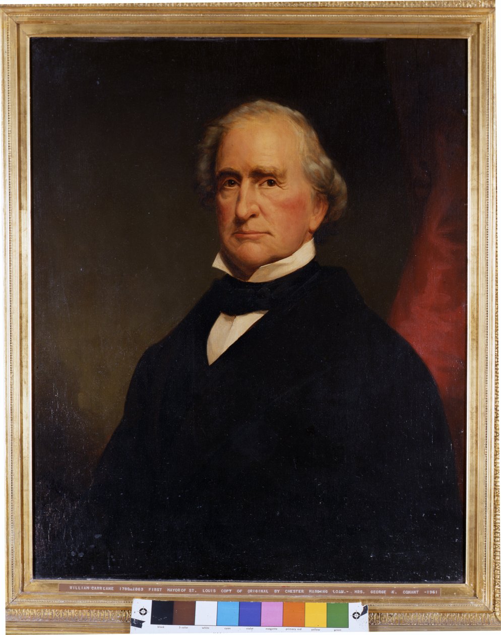 Portrait of William Carr Lane (1789-1863), first mayor of St. Louis and second governor of New Mexico by A.J. Conant