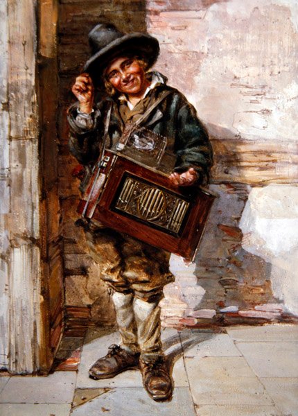 The Hurdy-Gurdy Player by A.J. Rayner
