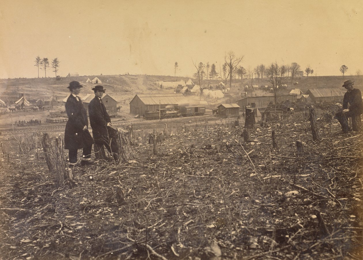 No. 91. Fairfax Station - Orange & Alexandria Railroad by A.J. Russell