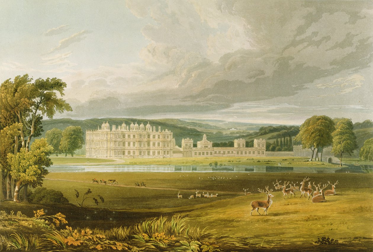 Longleat, Wiltshire, the Seat of the Marquis of Bath by A.V. Copley Fielding