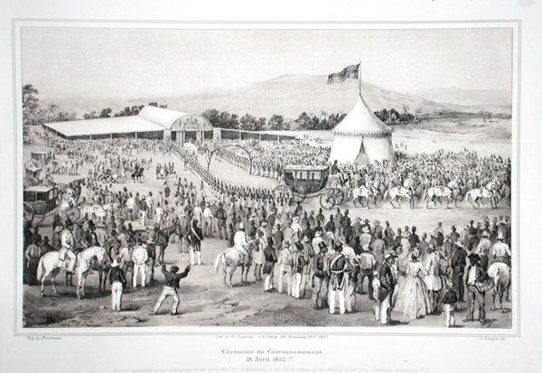 Coronation of General Faustin Soulouque as Emperor of Haiti by A. (after) Hartmann