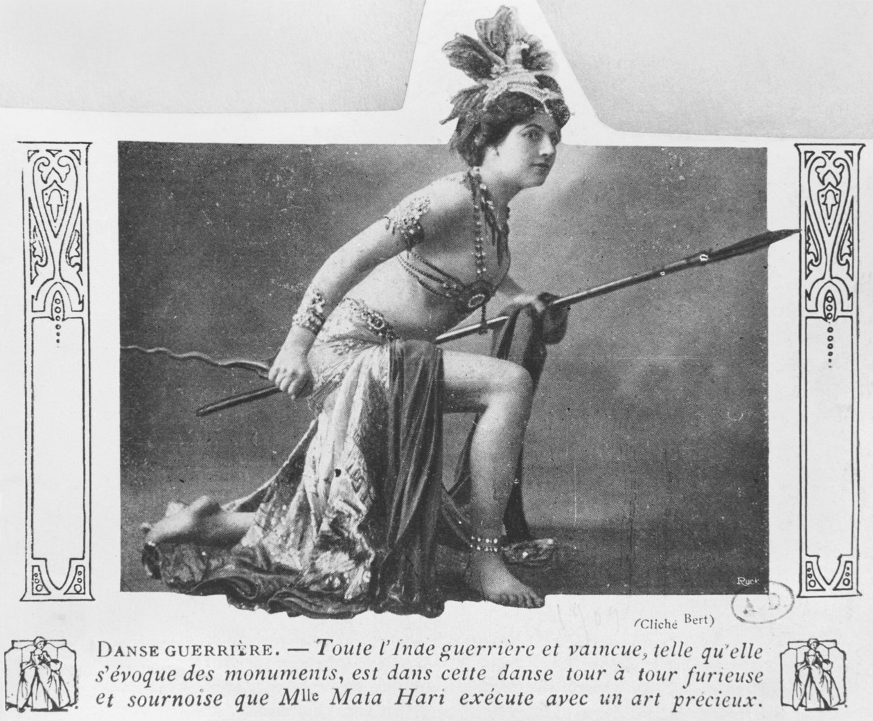 Mata Hari in a War Dance by A. Bert