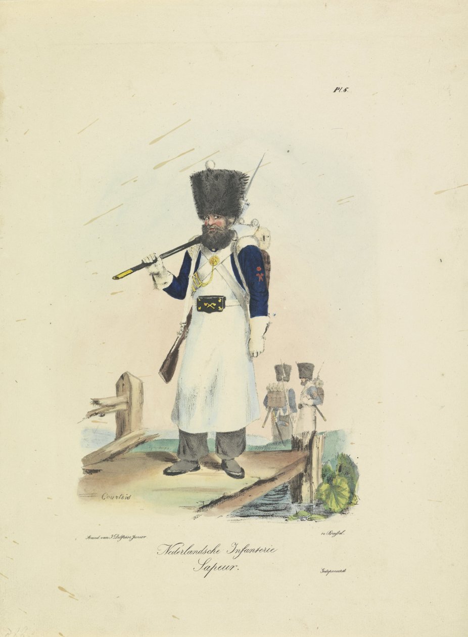 Sapper, 1820-1825 (series title) by A. Courtois