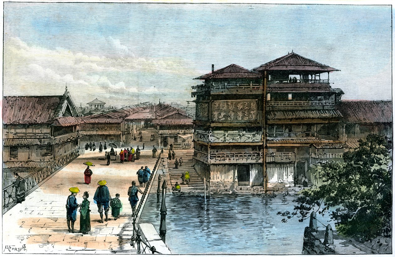 Yebisu Bashi, Osaka, Japan by A. Forsyth