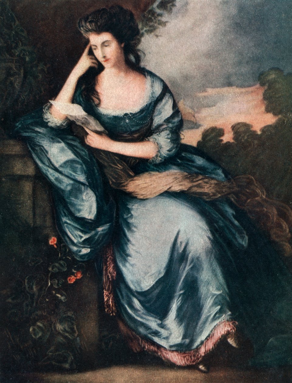Lady Douglas in the Garden by A James