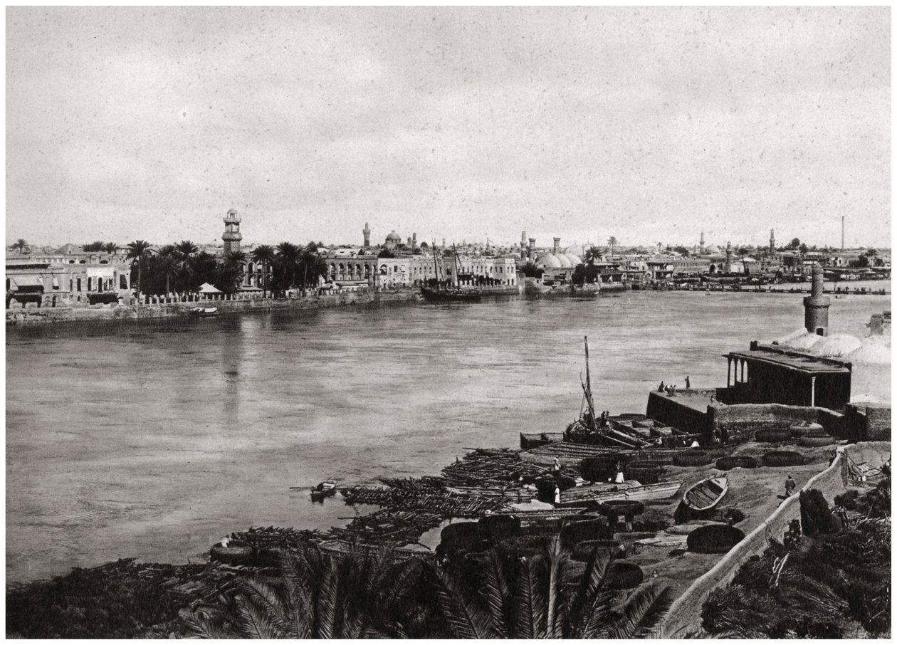 Modern Baghdad, the City of Caliphs, Iraq 1925 by A. Kerim