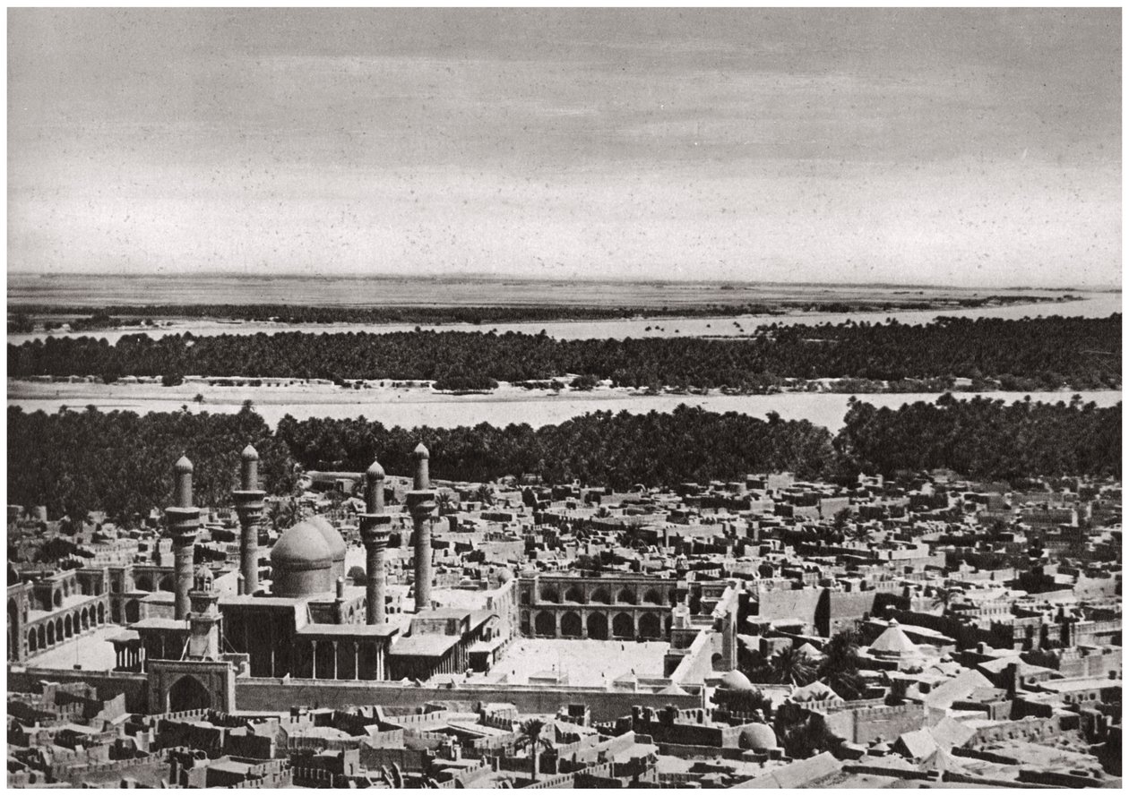 The Kadhimiya, the Holy City Near Baghdad, from an Aeroplane, Iraq by A. Kerim