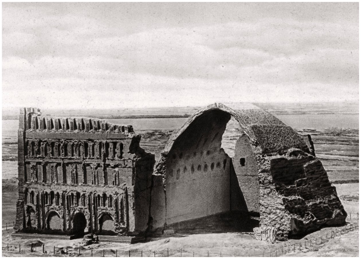 The Taq-i Kisra from the Air, Ctesiphon, Iraq by A. Kerim