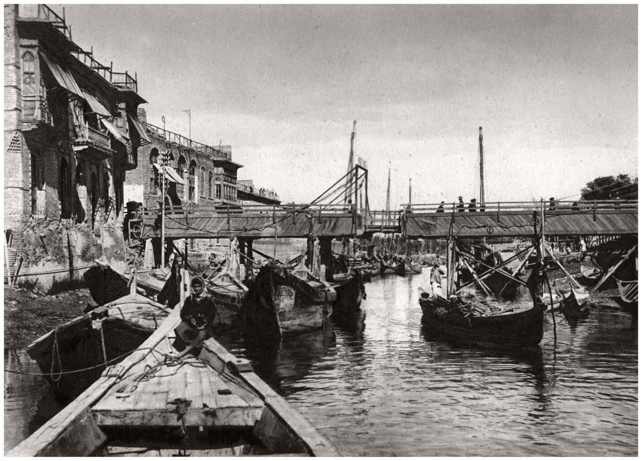 The Whiteley Bridge, Ashar Creek, Basra, Iraq, 1925 by A. Kerim