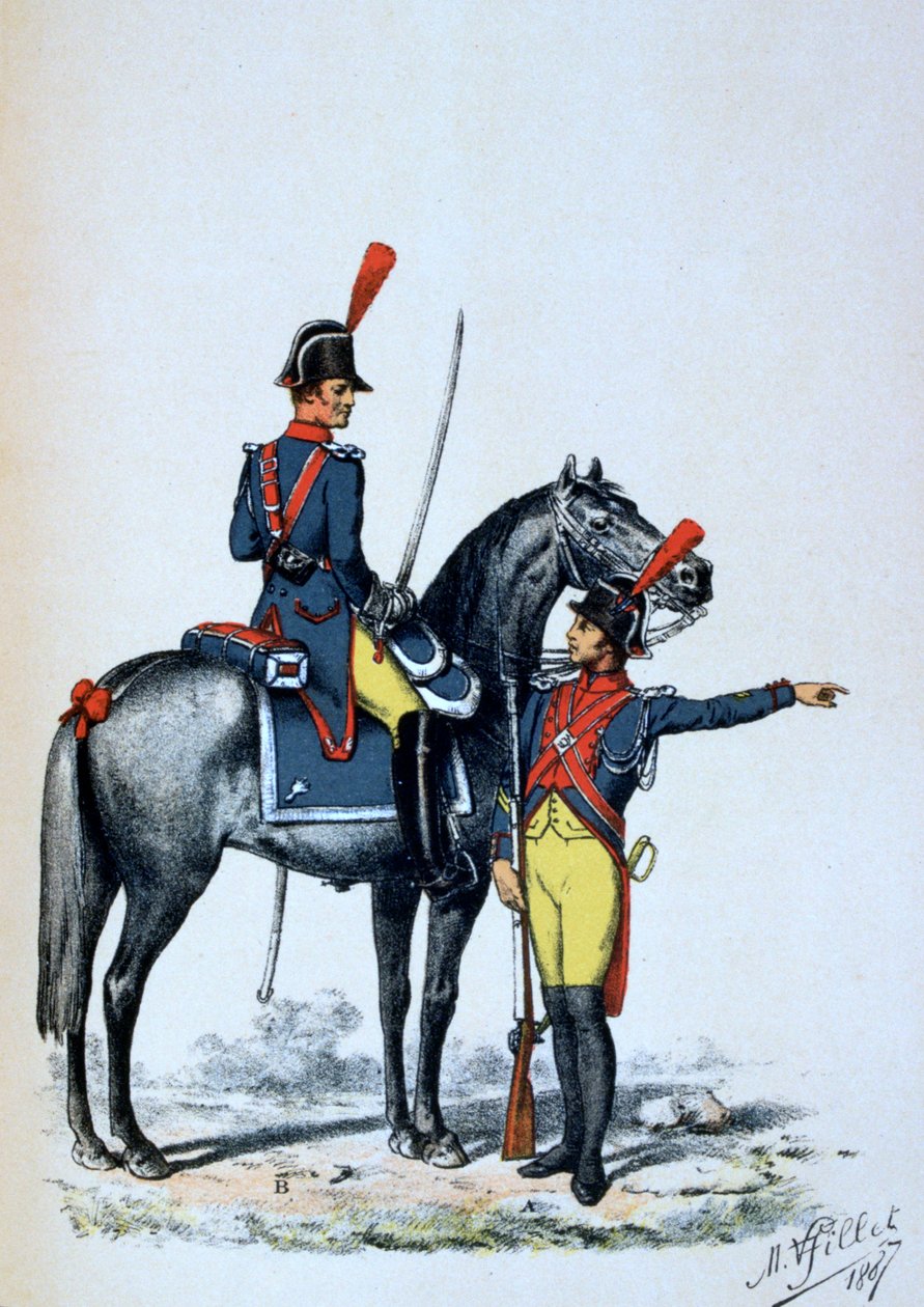 Imperial Gendarmerie of Paris by A. Lemercier
