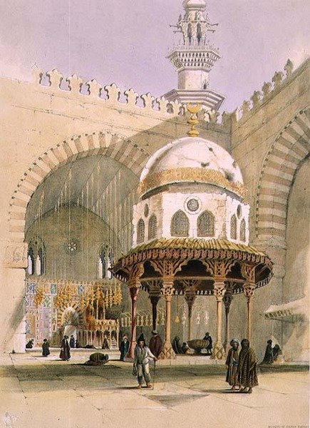 The Mosque of Sultan Hassan, Cairo by A. Margaretta Burr