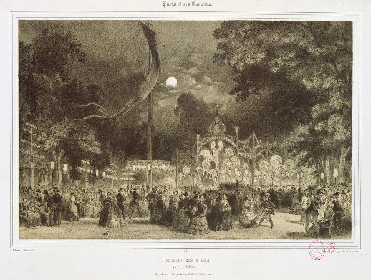 La Closerie des Lilas, Jardin Bullier by A Provost