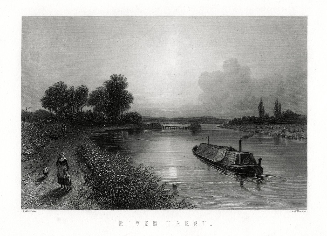The River Trent, England by A. Willmore