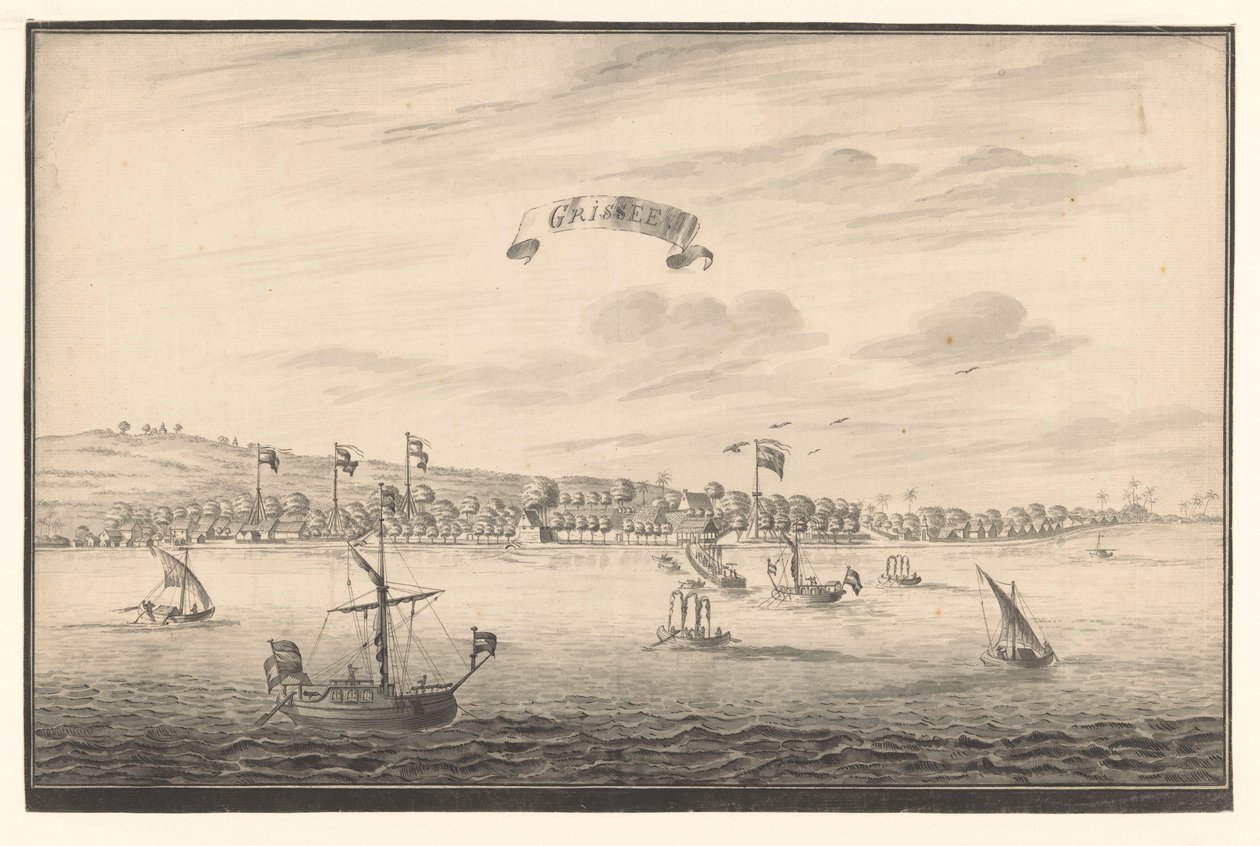 View of Grissee by A. de Nelly (possibly)