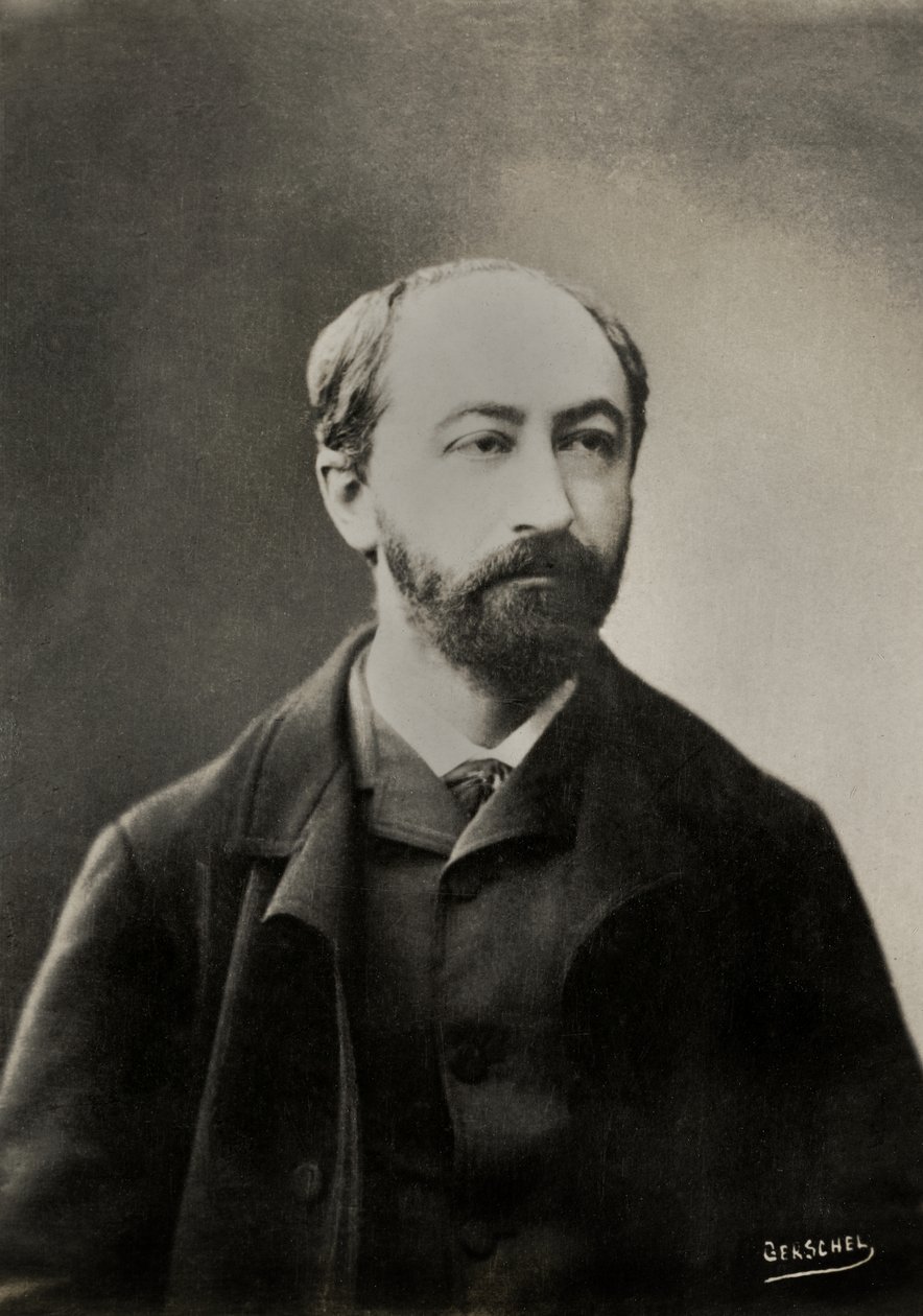 Portrait of the writer Eugene Muntz by Aaron Gerschel