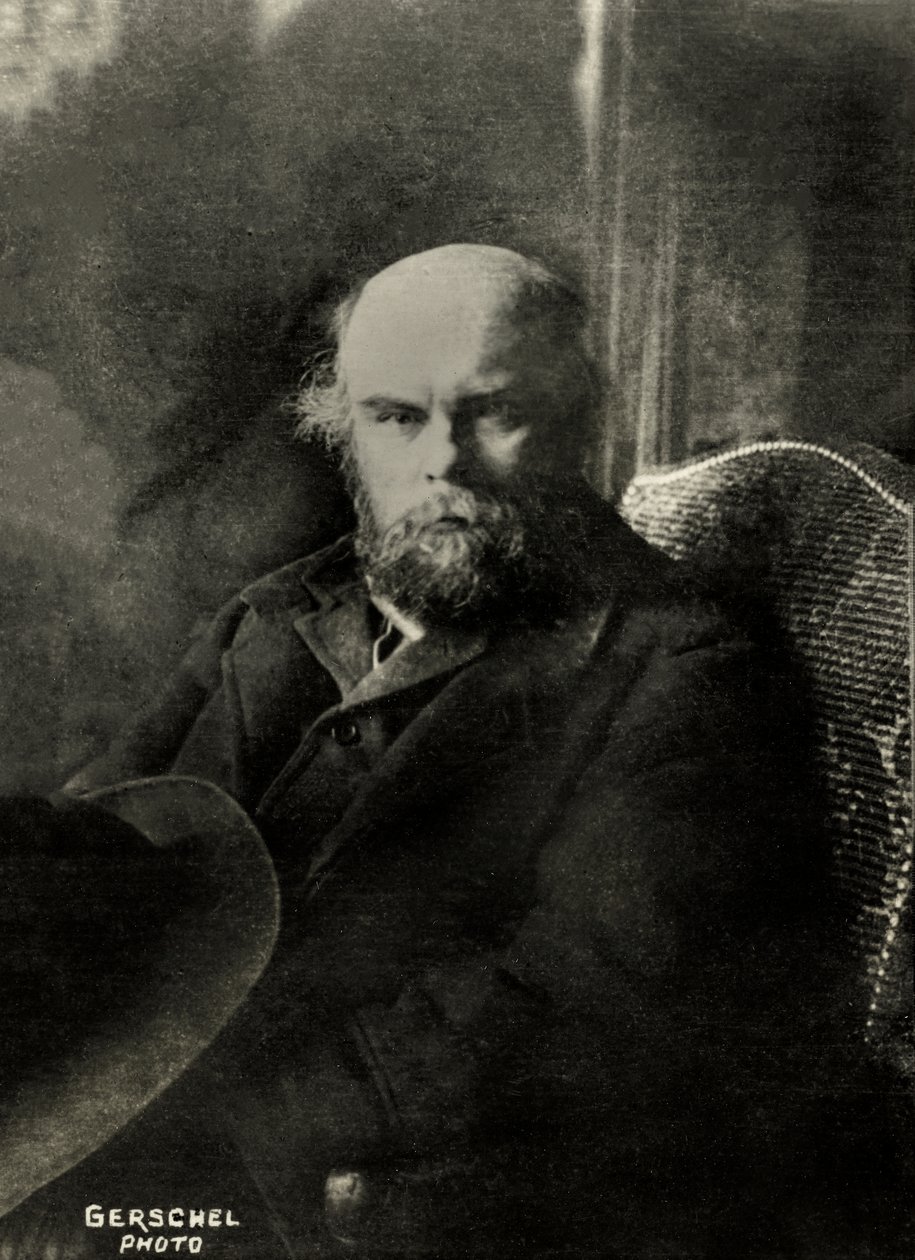 Portrait of the Writer Paul Verlaine by Aaron Gerschel