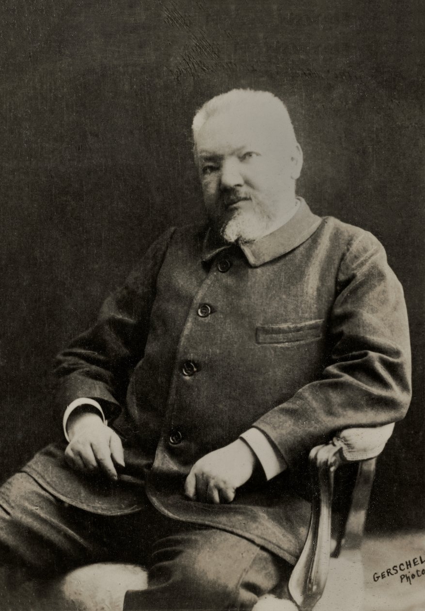 Portrait of the writer Jean Joseph Cornely by Aaron Gerschel