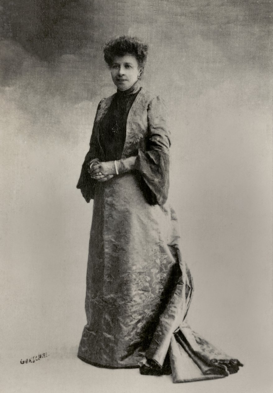 Portrait of French artist Brigitte Daynes Grassot by Aaron Gerschel