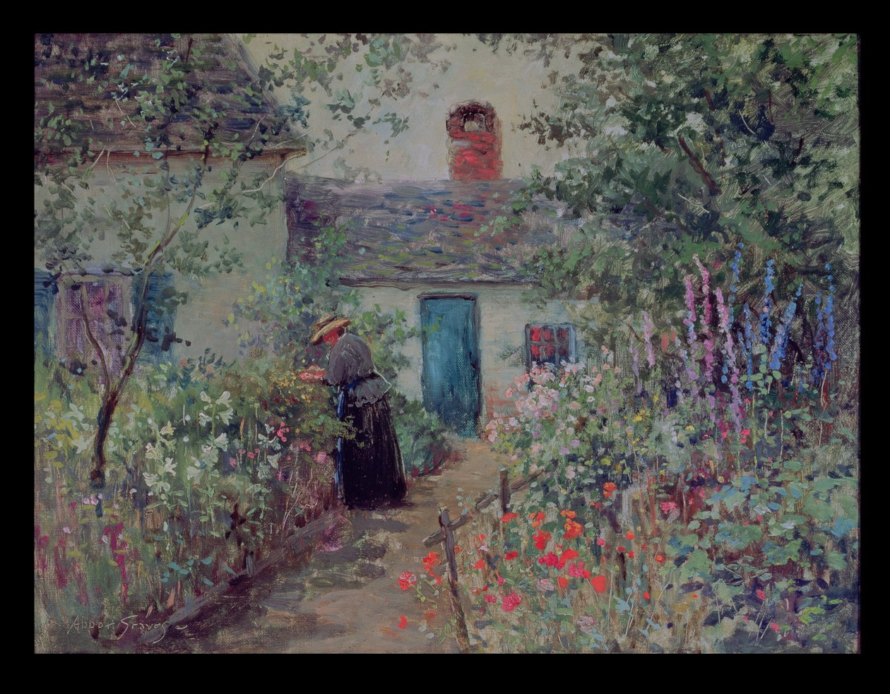 The Flower Garden, c.1900 by Abbott Fuller Graves