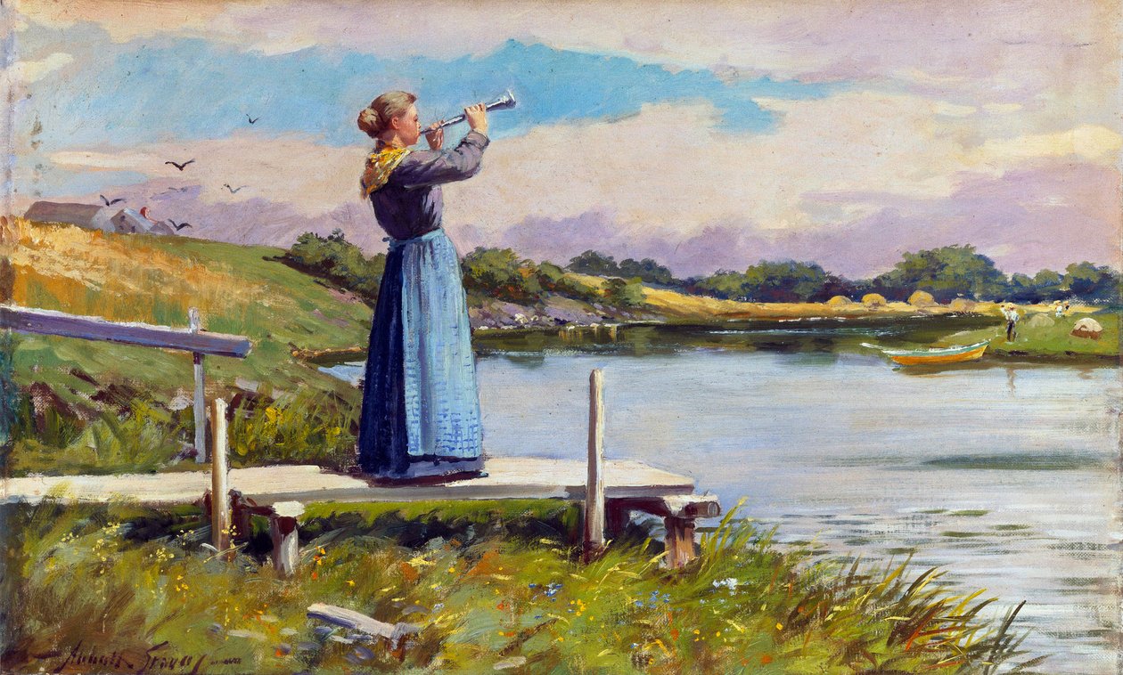 Dinner Horn by Abbott Fuller Graves