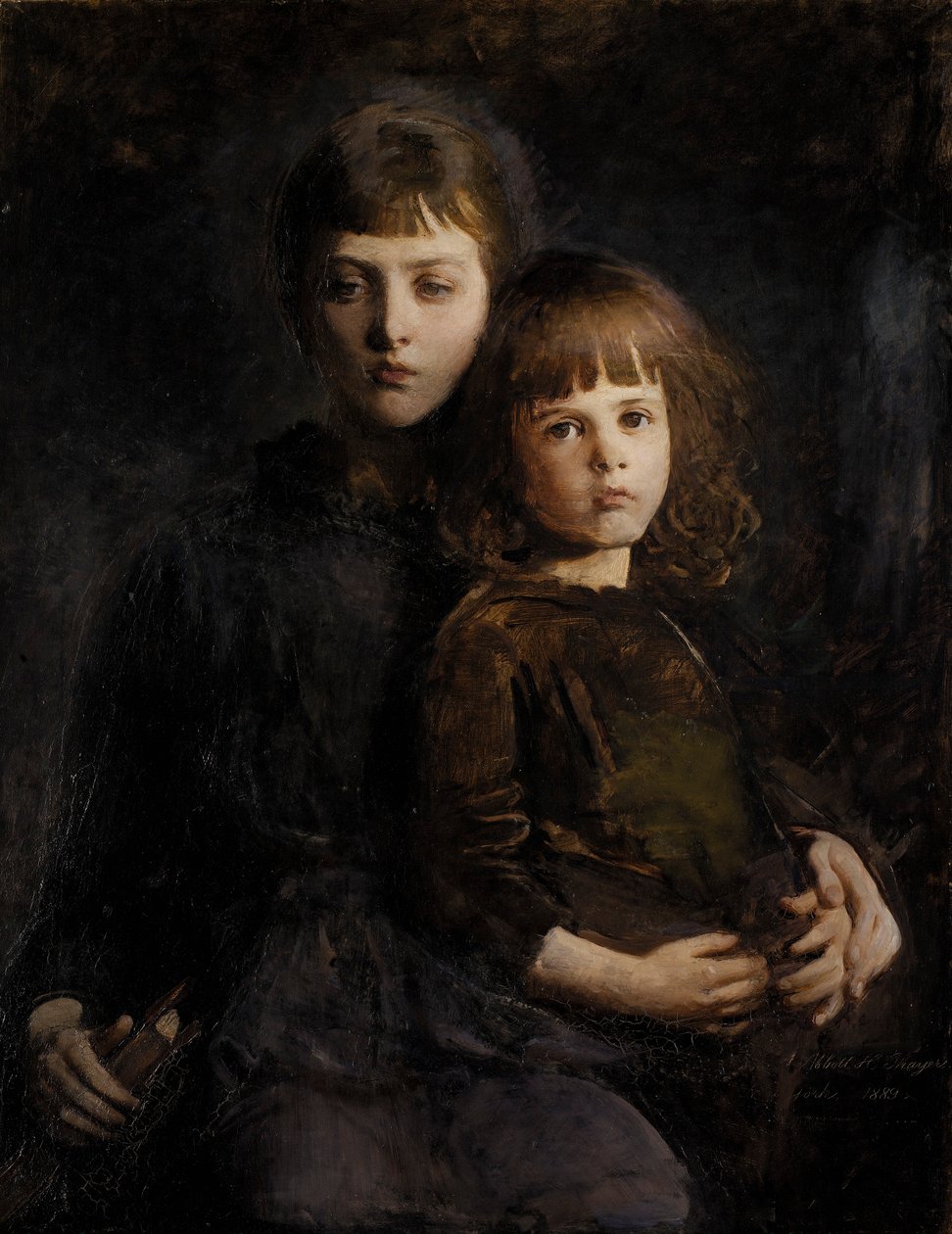 Brother and Sister (Mary and Gerald Thayer) by Abbott Handerson Thayer