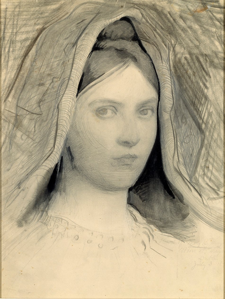 Head of Mary B. Thayer by Abbott Handerson Thayer