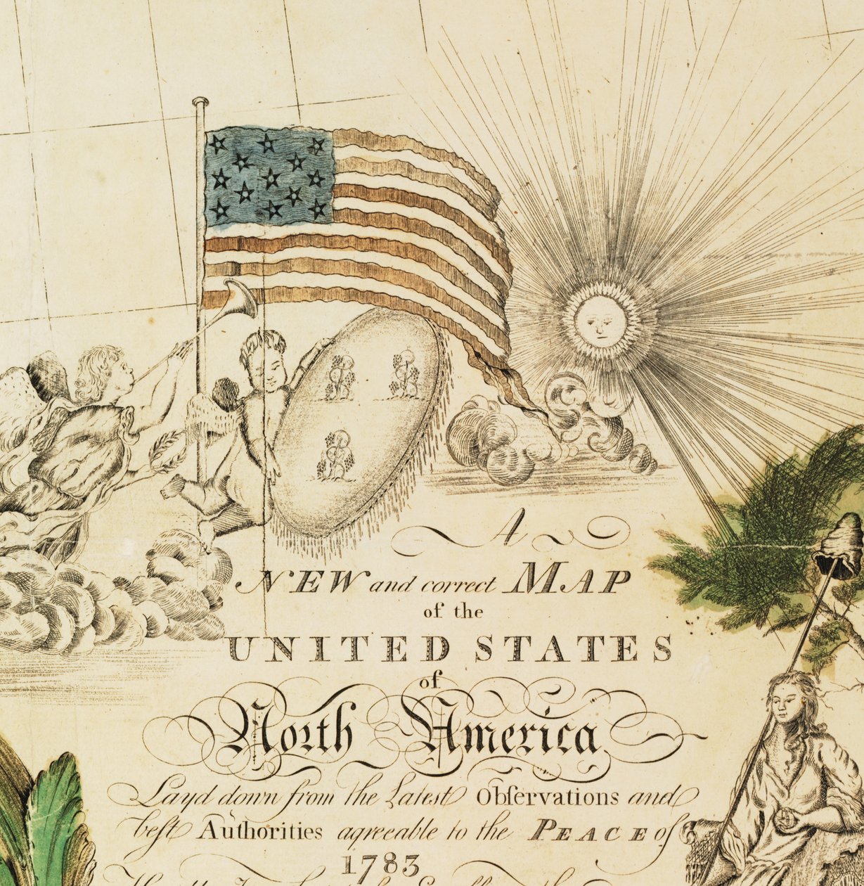America's First National Map by Abel Buell: Fine art print