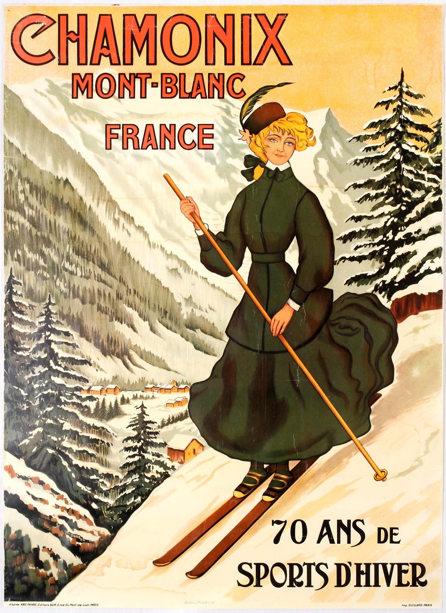Chamonix Mont Blanc 70 Years of Winter Sports by Abel Faivre