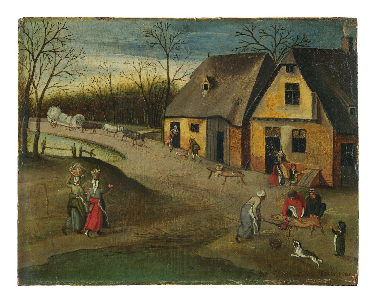 Autumn or Farm Work by Abel Grimmer