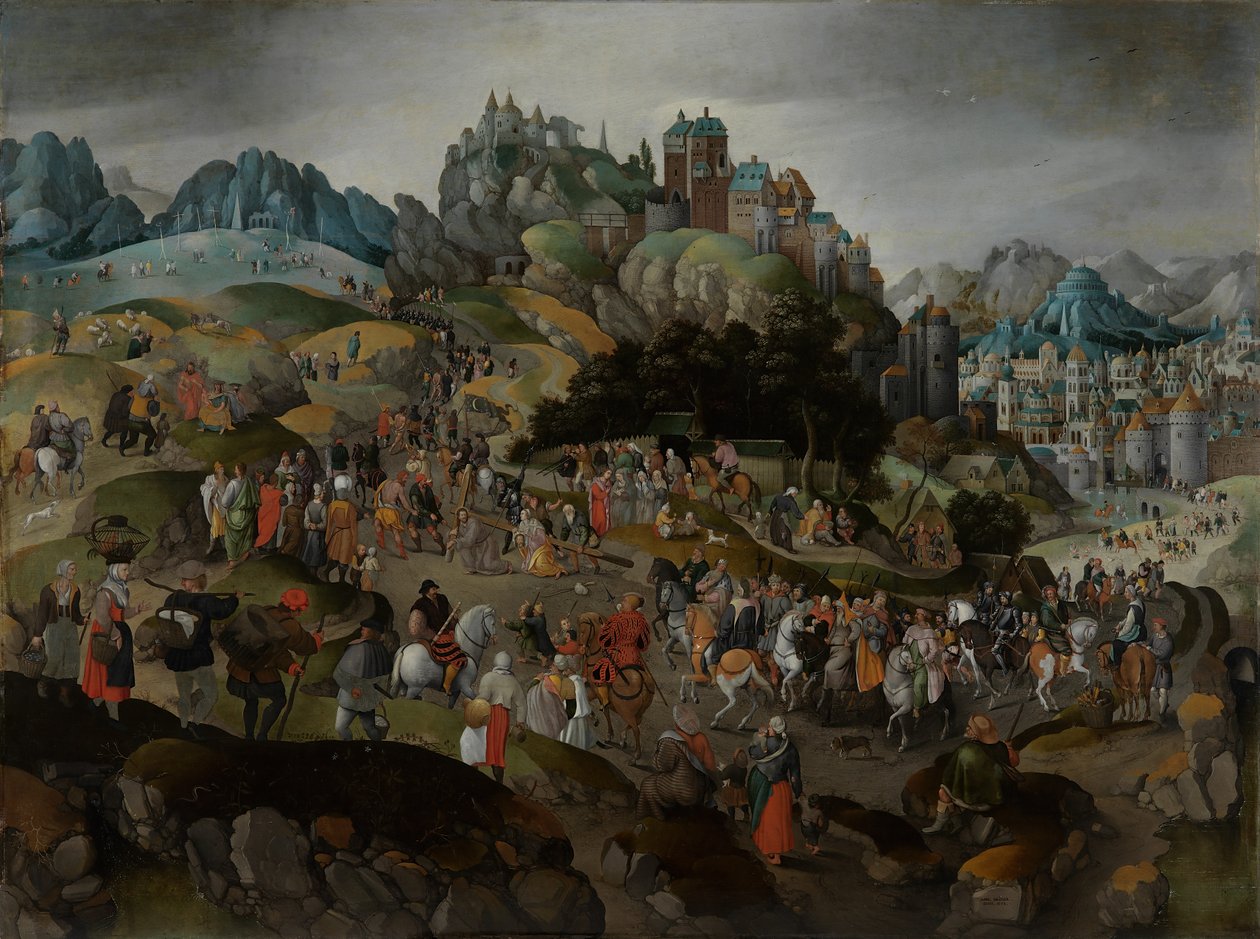 Christ Carrying the Cross by Abel Grimmer or Grimer