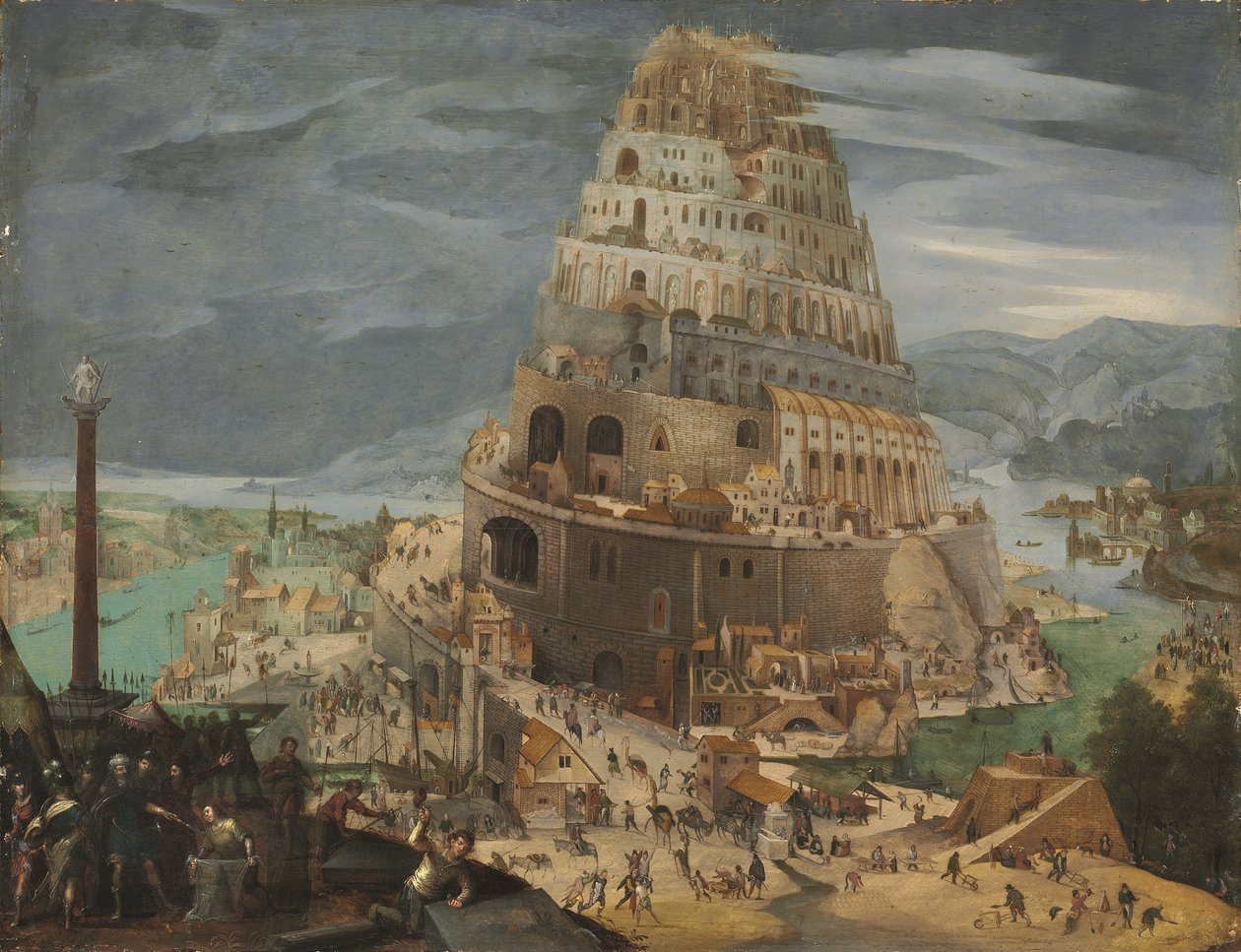 The Tower of Babel by Abel Grimmer or Grimer