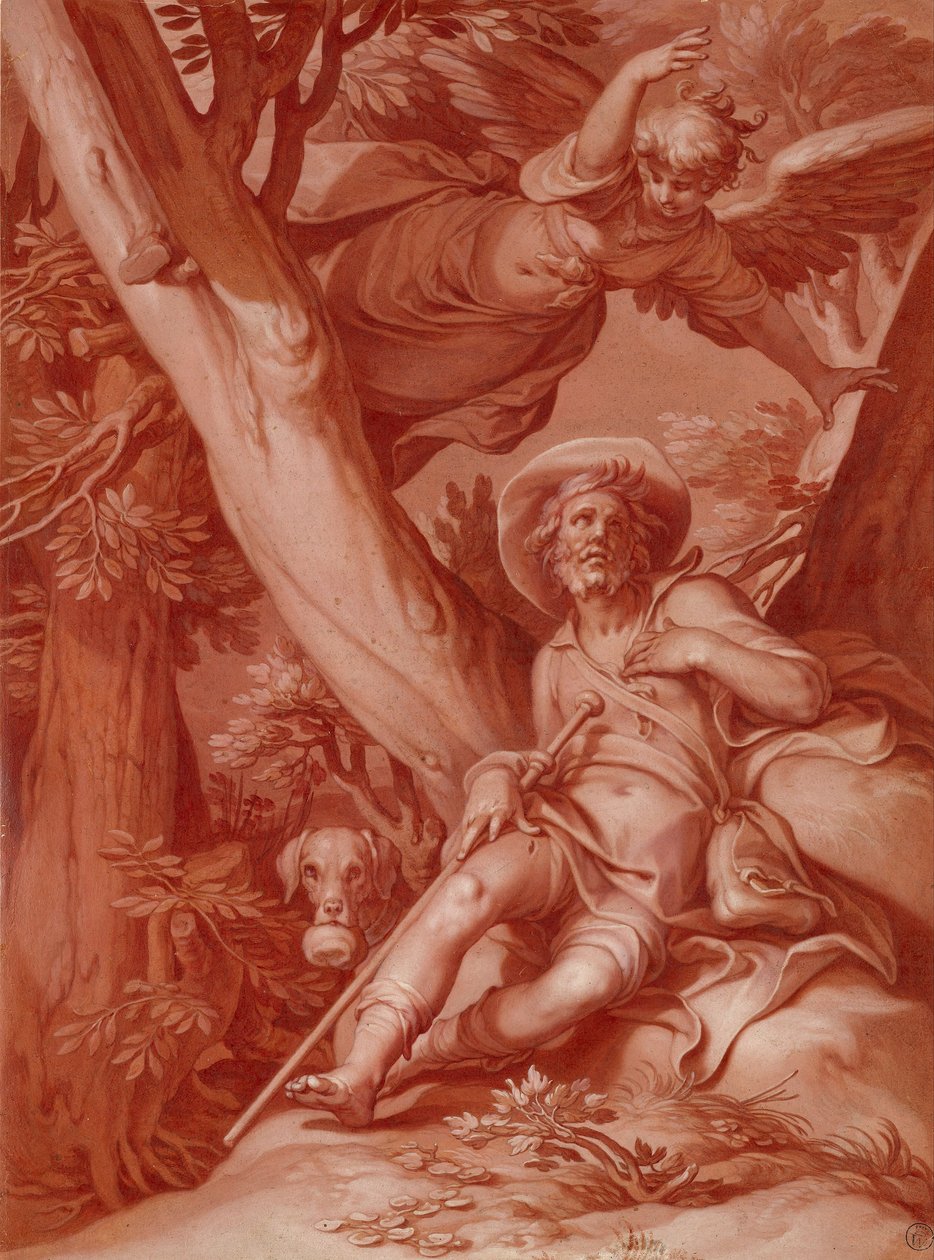 St. Roch by Abraham Bloemaert
