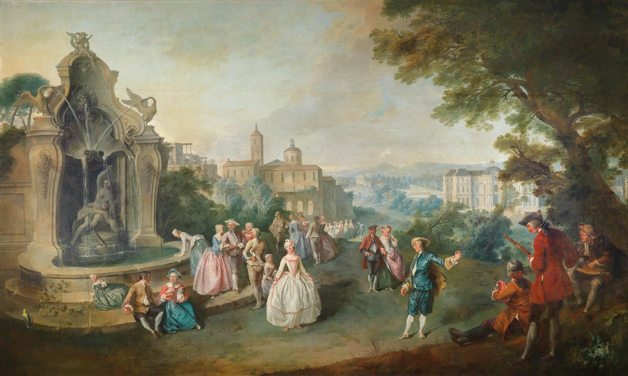 Elegant Society by Abraham Ignace Bolkman