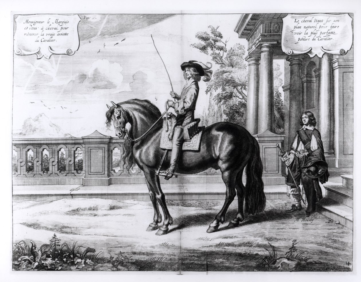 Illustration from a Riding Manual, engraved by Peeter Clouwet, 1658 by Abraham Jansz. van Diepenbeke