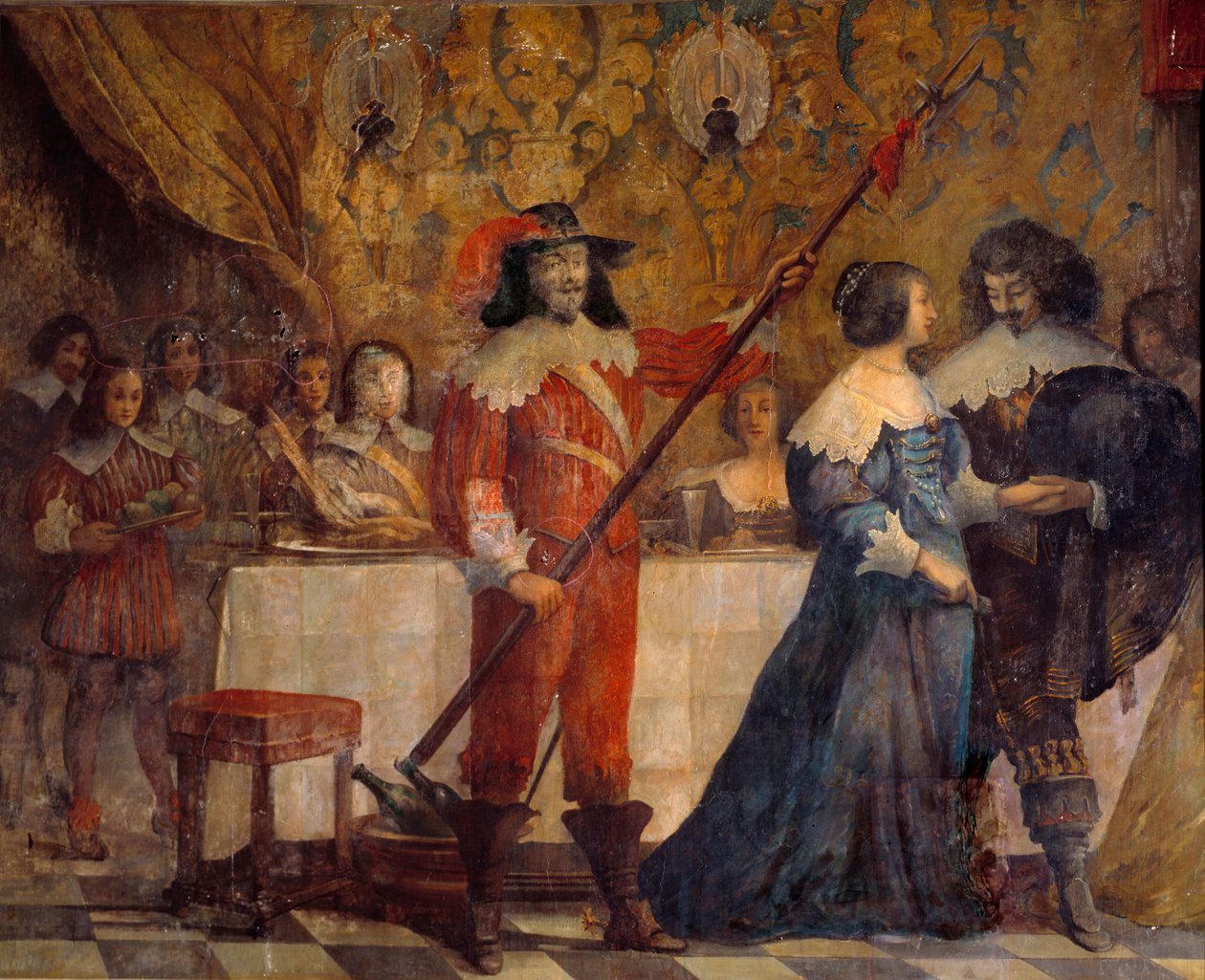 Scene of the life of Charles de Valois, Duke of Angouleme (1573-1650) by Abraham (after) Bosse