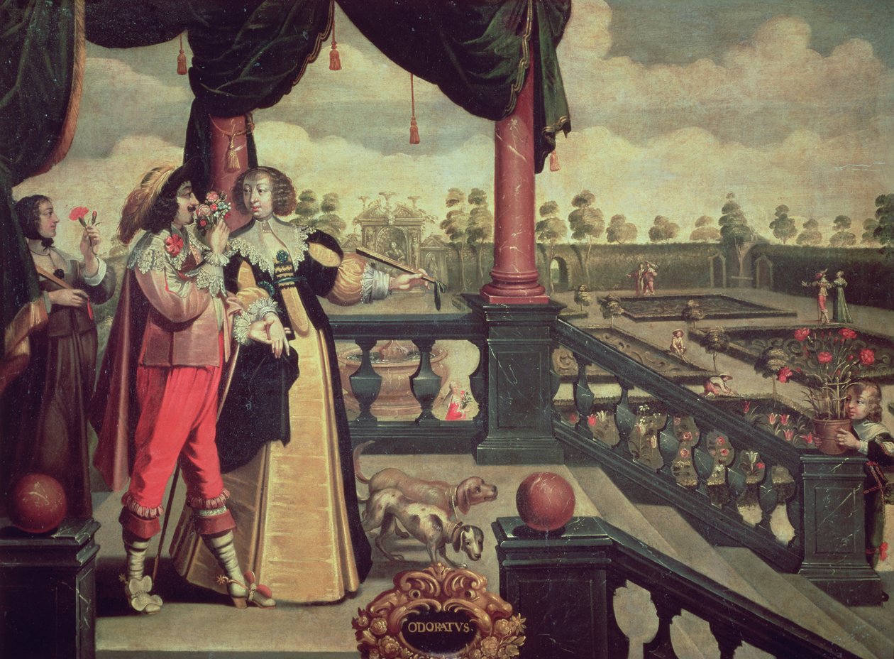 The Five Senses - Smell by Abraham (after) Bosse