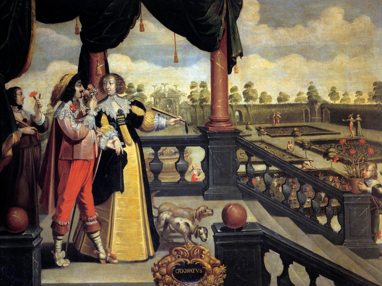 The Five Senses: Smell by Abraham (after) Bosse