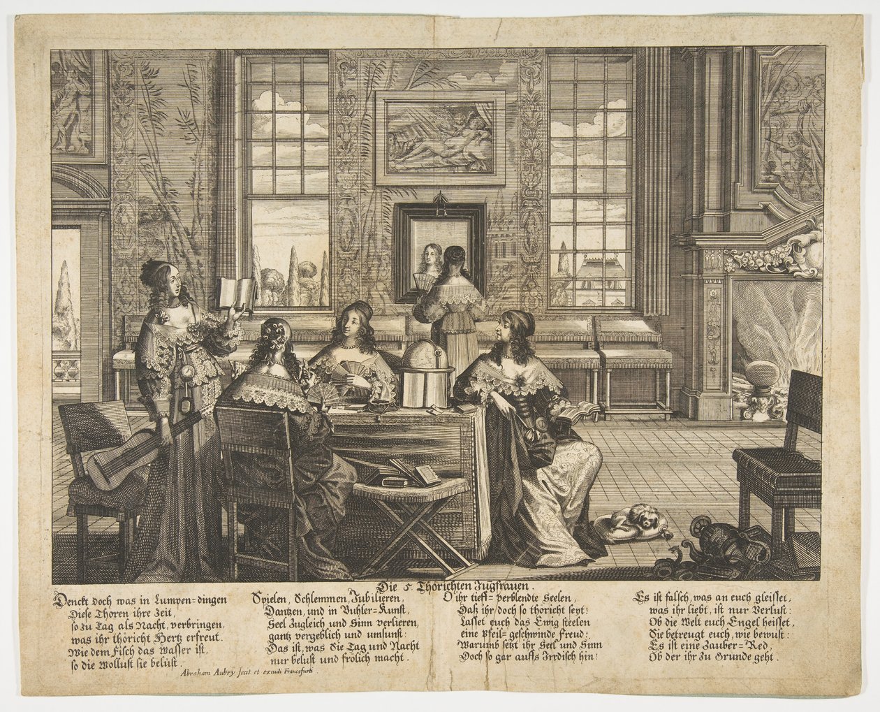 The Foolish Virgins Conversing by Abraham Aubry