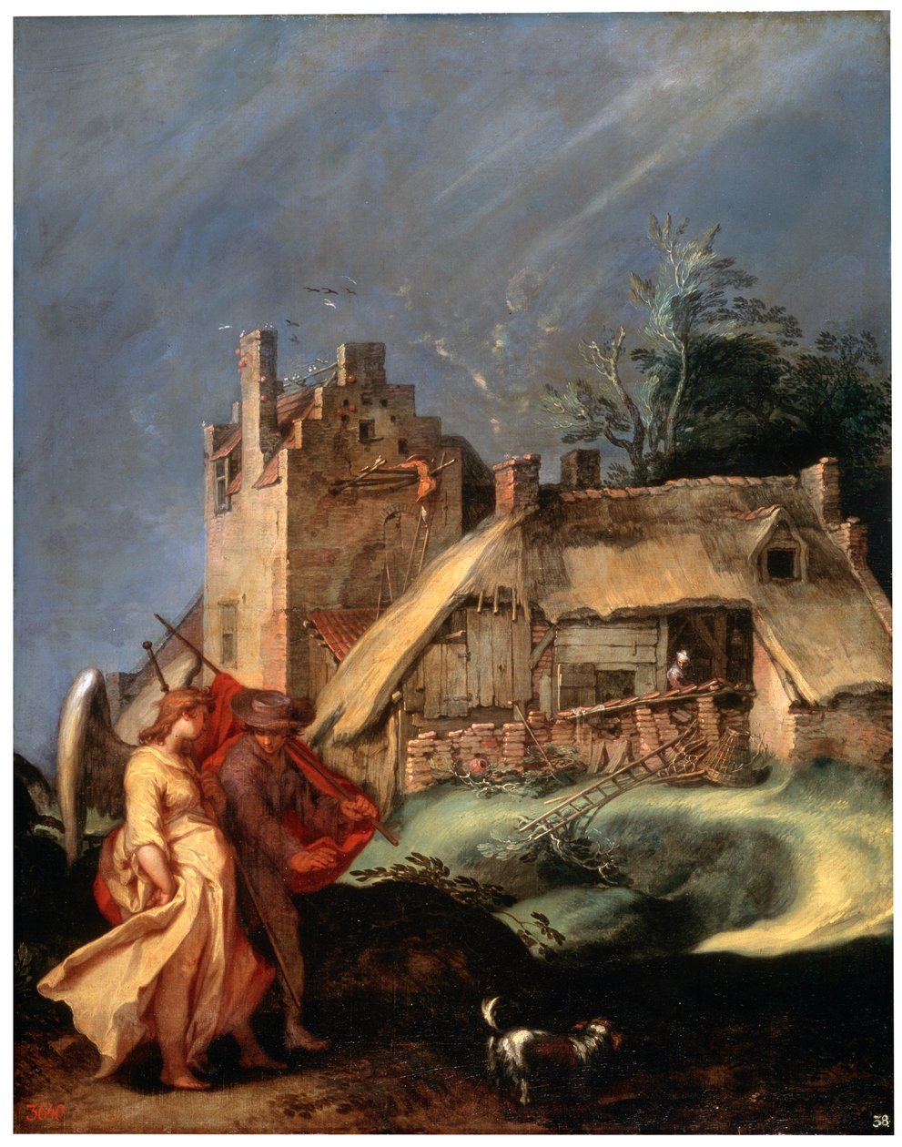 Landscape with Tobias and the Angel by Abraham Bloemaert