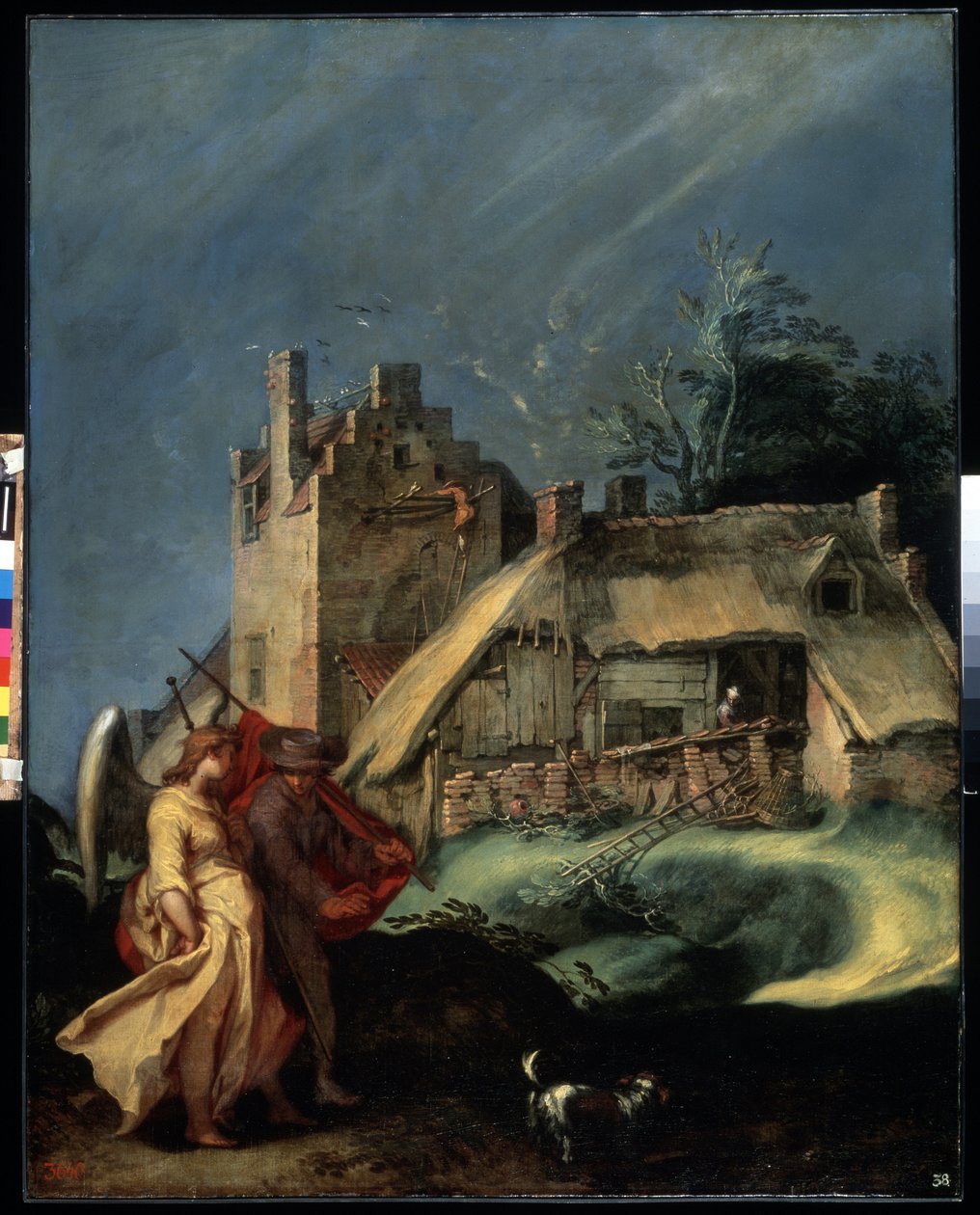 Landscape with Tobias and the Angel by Abraham Bloemaert